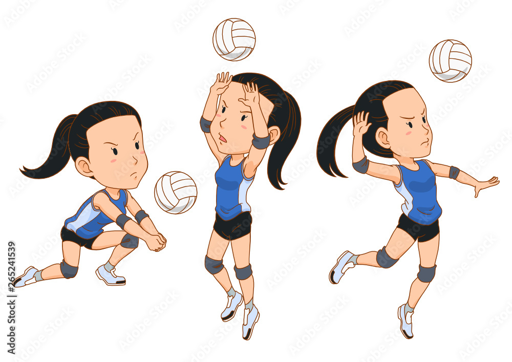 Volleyball Players Characters