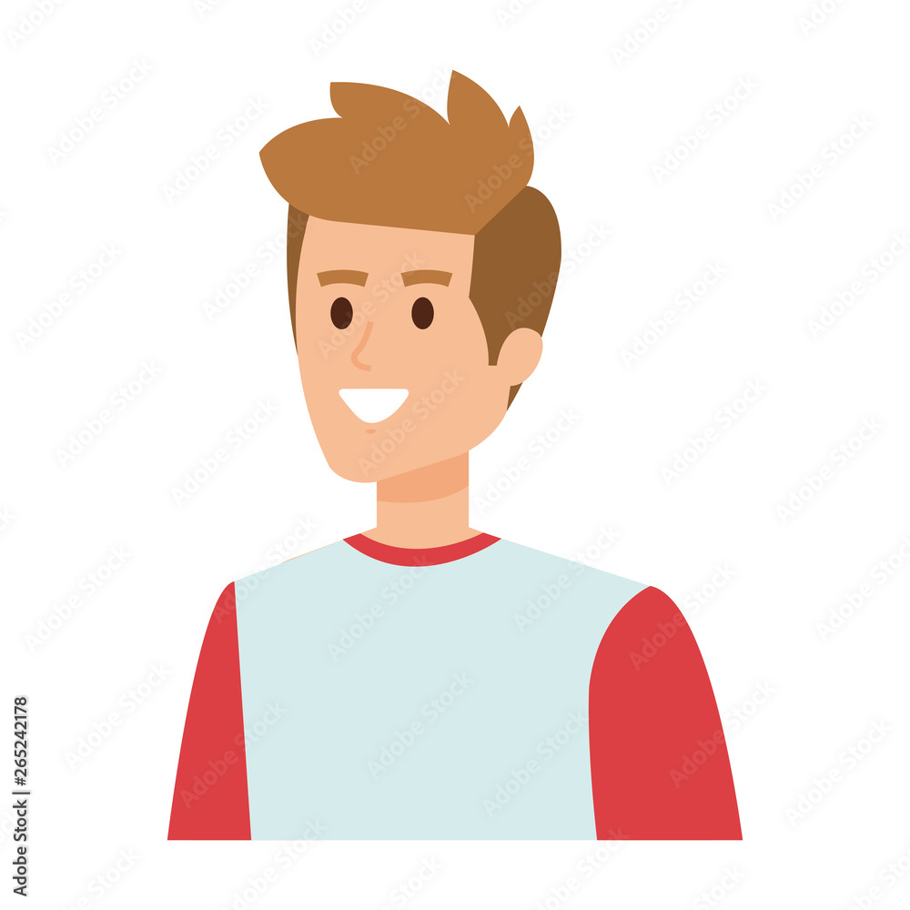 young man avatar character young man avatar character