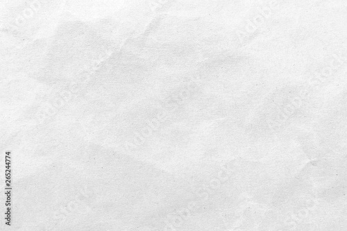 White crumpled paper texture background. Close-up.