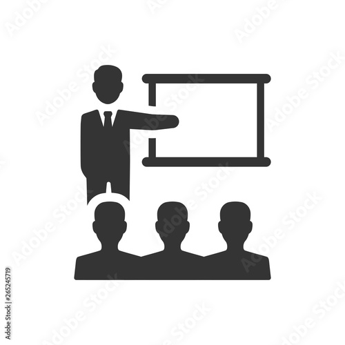 Business lecture icon