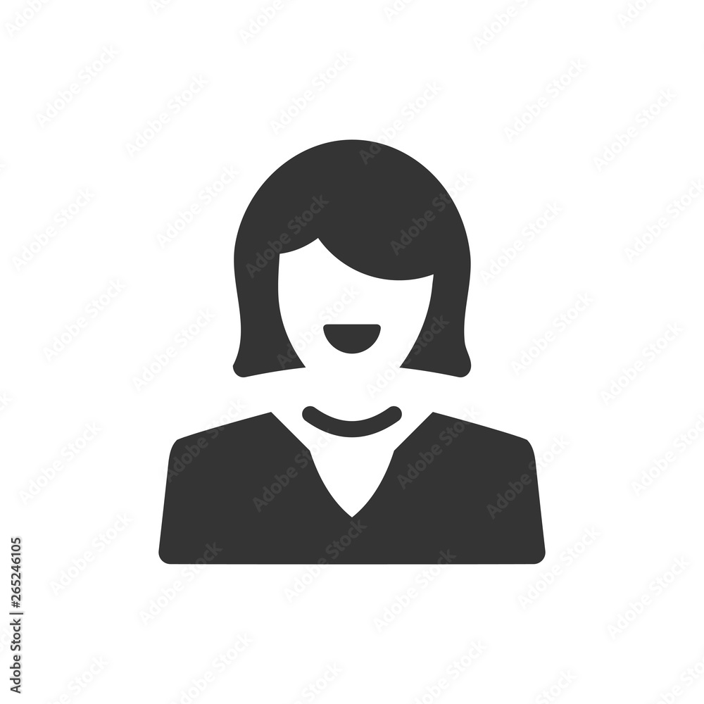 Fototapeta premium Business woman icon