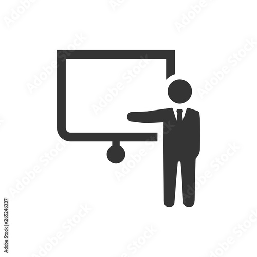 Business lecture icon