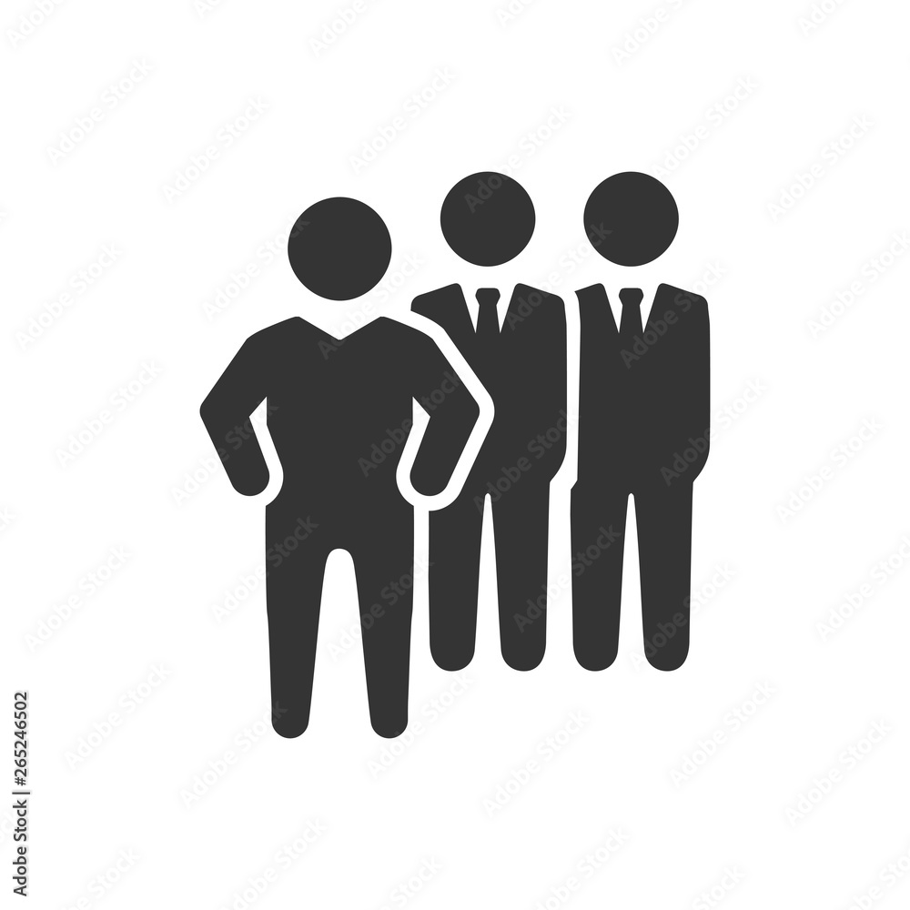 Business leadership icon Business leadership icon