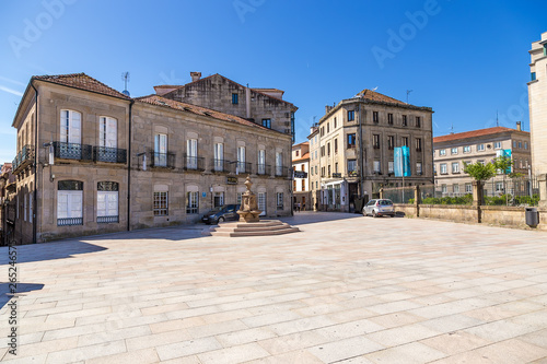 Pontevedra, Spain. Square Alonso de Fonseca
