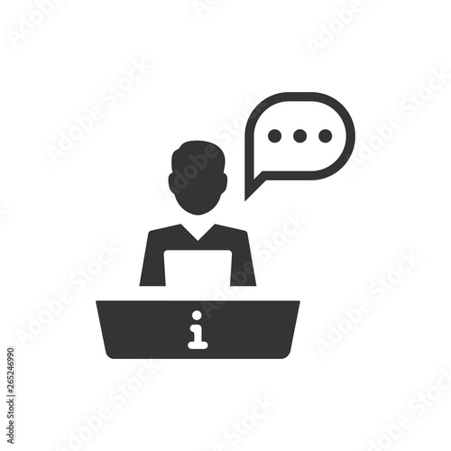 Information desk icon