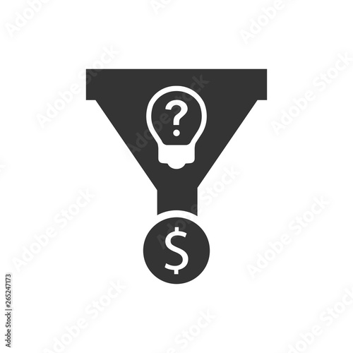 Money making strategy icon