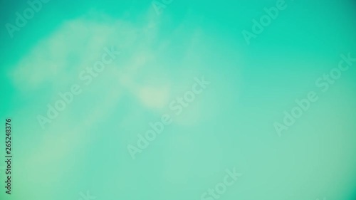 Smooth, clean and abstract, Looped gradient background 4k Video for Underwater, Ocean, Sky, Clouds, Hypnotising, Organic and Fairy Tale Concepts - Turquoise