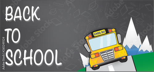 The back to school vector image for education content.