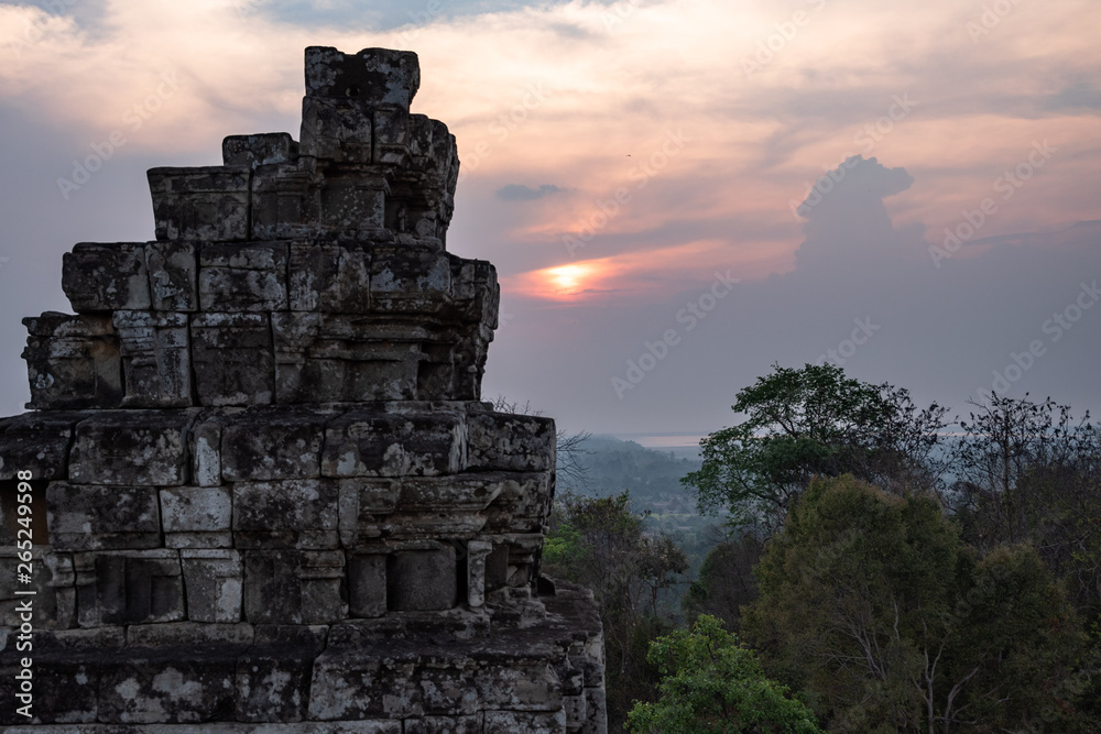 Sunset at Phnom Bakheng, Angkor Wat, Cambodia