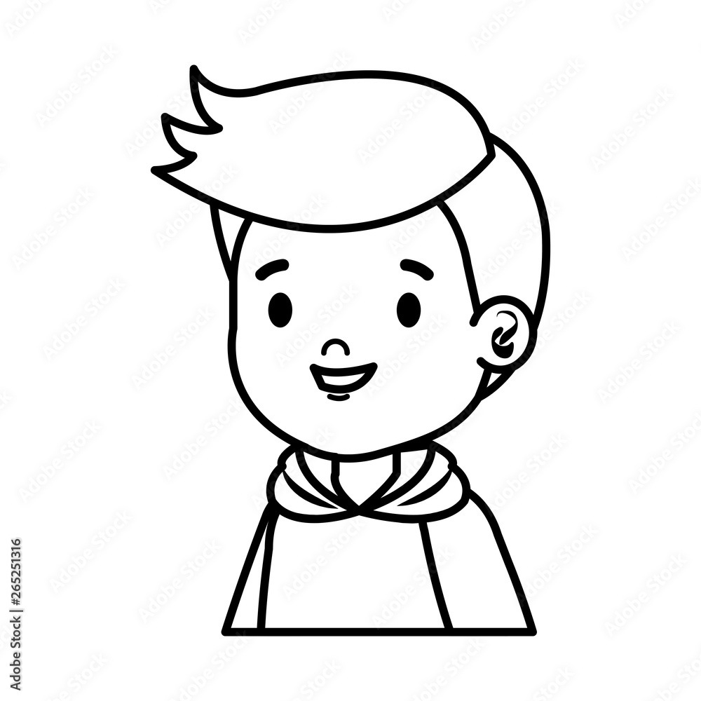 little boy kid character