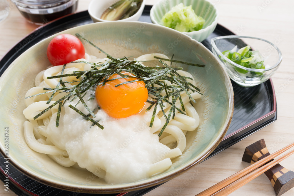冷やしとろろうどん Stock 写真 Adobe Stock