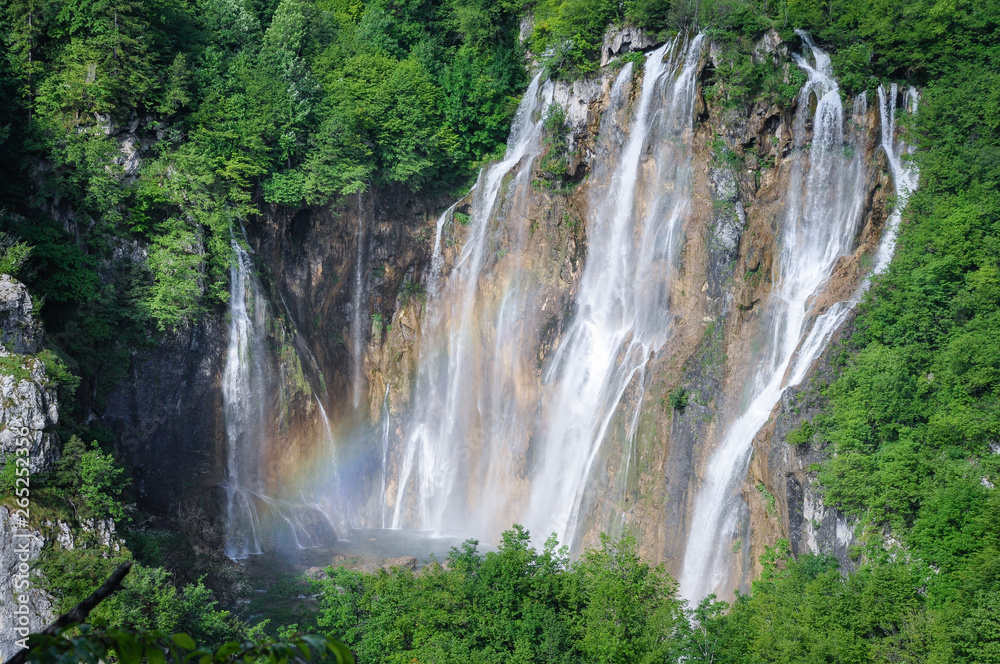 Obraz premium Veliki Slap Waterfall Plitvice Lakes National Park