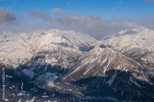 Bormio in Italian Alps. Ski resort on slopes of Cima Bianca. © Сергій Вовк