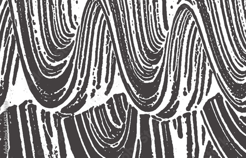 Grunge texture. Distress black grey rough trace. A