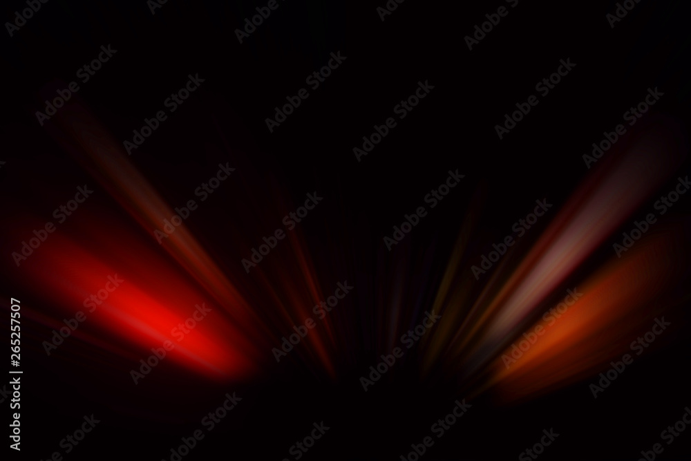 firework blur abstract red tone on black background