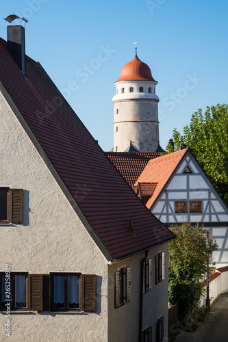 Wallpaper Mural tower and half timbered house in Nordlingen, Germany Torontodigital.ca