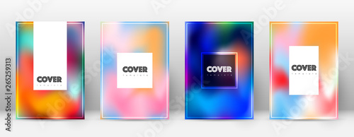 Flyer layout. Hipster modern template for Brochure