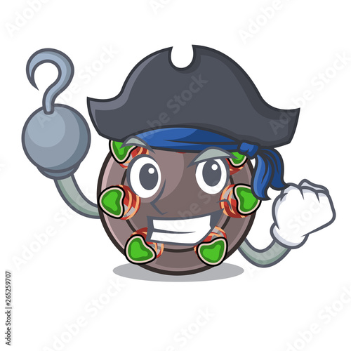 Pirate escargot isolated with in the mascot