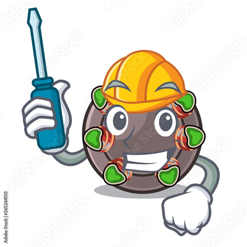 Automotive escargot in the a cartoon shape