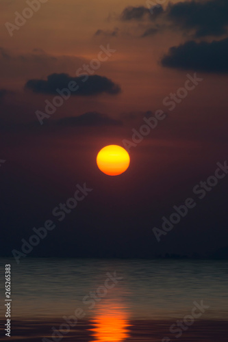 Fototapeta Naklejka Na Ścianę i Meble -  Landscape of sunset sky