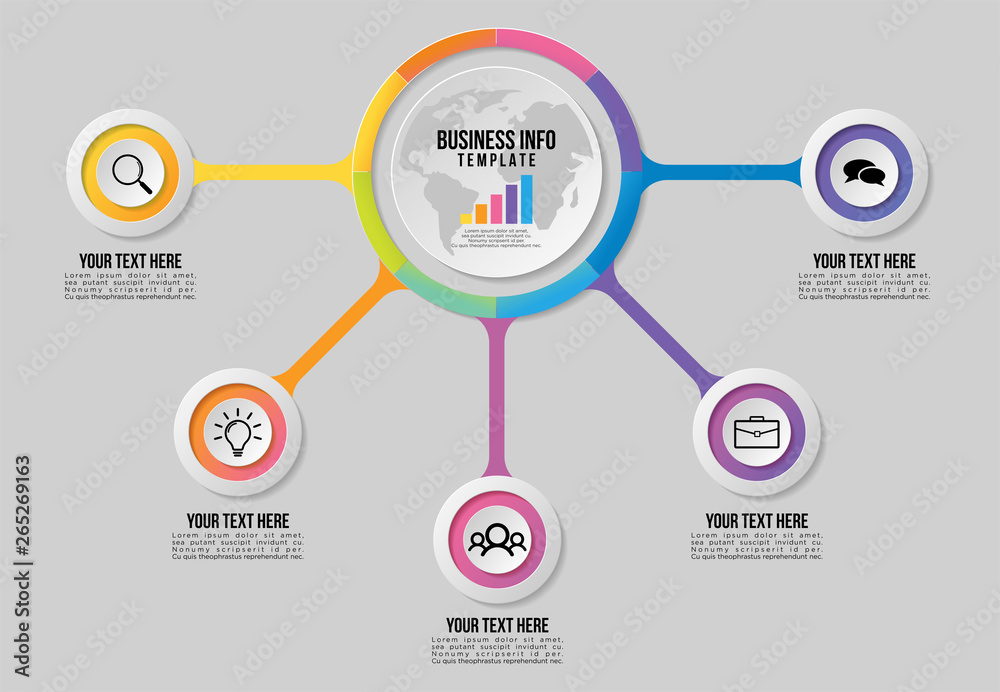 Vector Infographics Elements Template Design with Marketing Icons and options Steps can be used for presentation, diagrams, annual reports, workflow layout Vector Infographics Elements Template Design with Marketing Icons and options Steps can be used for presentation, diagrams, annual reports, workflow layout