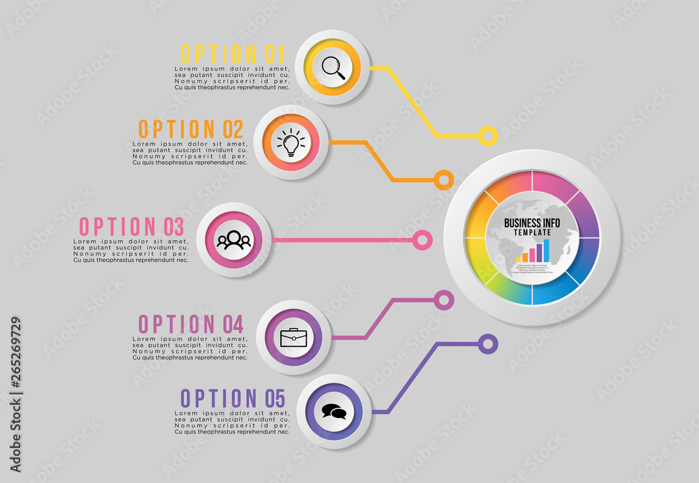 Vector Infographics Elements Template Design with Marketing Icons and options Steps can be used for presentation, diagrams, annual reports, workflow layout Vector Infographics Elements Template Design with Marketing Icons and options Steps can be used for presentation, diagrams, annual reports, workflow layout
