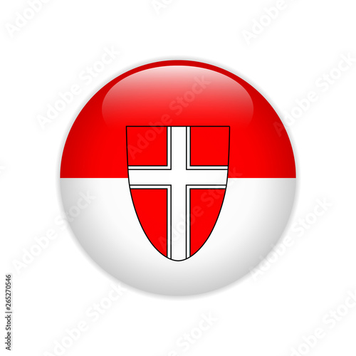 Flag of Vienna state button Free Download Flag of Vienna state button - GFXLoad