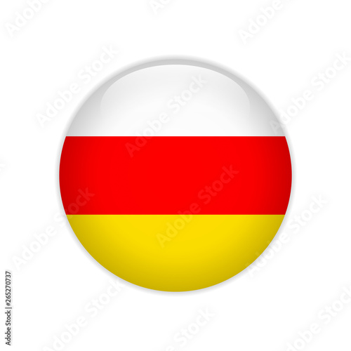 Flag of South Ossetia button