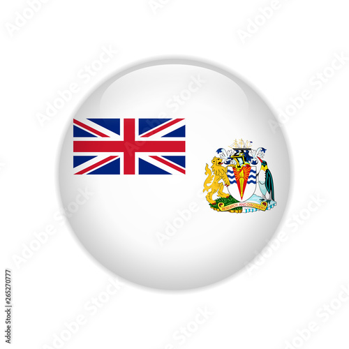 Flag of British Antarctic Territory button