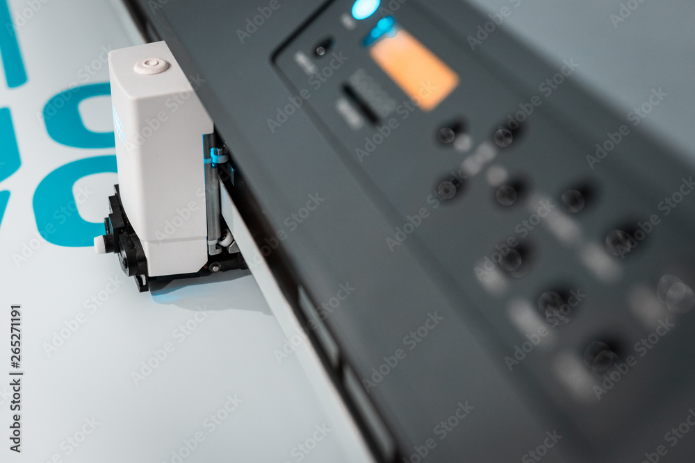 Computer aided printing process, advanced technology in the press and publishing sector, latest generation robotized plotting machines for mass production and big format prints. Computer aided printing process, advanced technology in the press and publishing sector, latest generation robotized plotting machines for mass production and big format prints.
