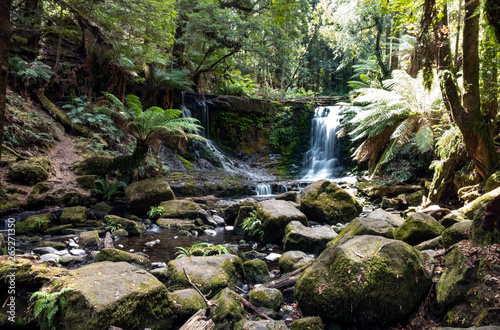 Horseshoe Falls. Mt Field. National Park. Tasmania. Australia