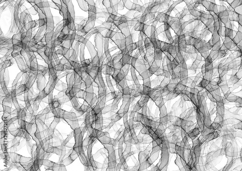 Optical effect pattern, dots black white