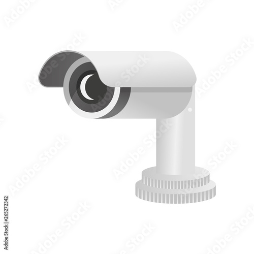 Outdoor security camera with plastic and steel material for home