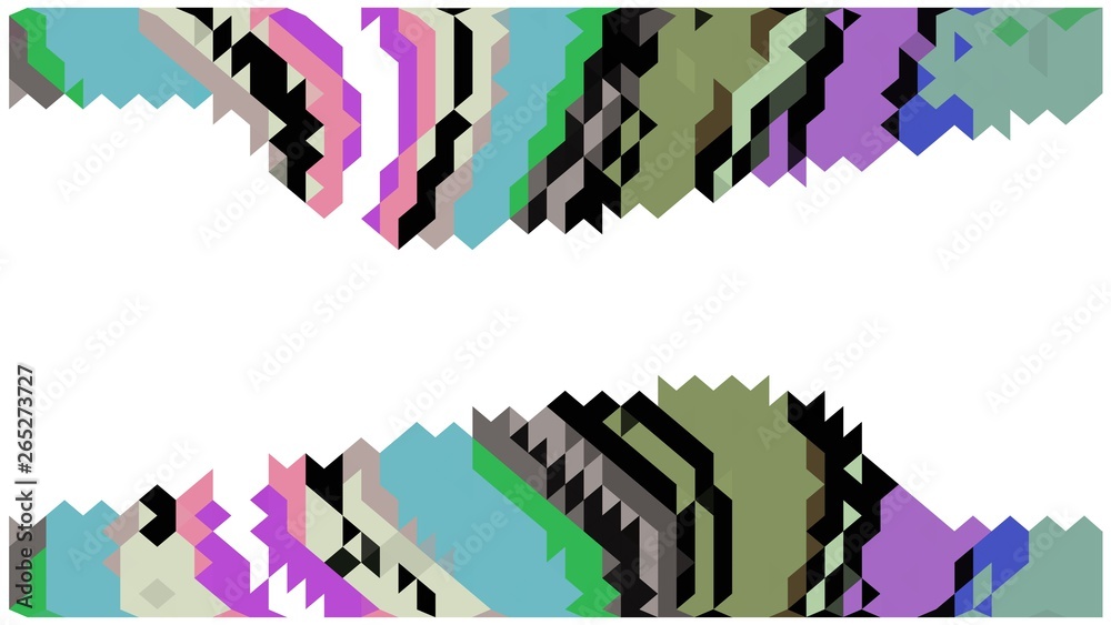 Obraz premium abstract background with colorful pixel decoration.