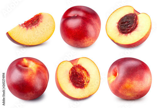 Peach isolated Clipping Path