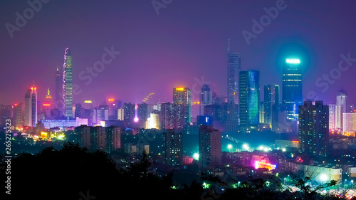 深セン Shenzhen 蓮花山公園からの夜景