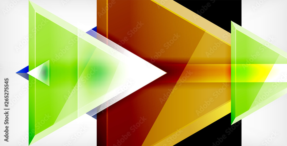 Glossy shiny triangles background Glossy shiny triangles background