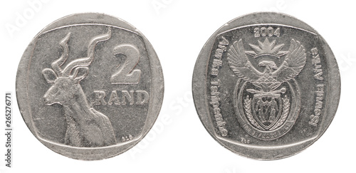 2 South African Rand - ZAR - from 2004 photo