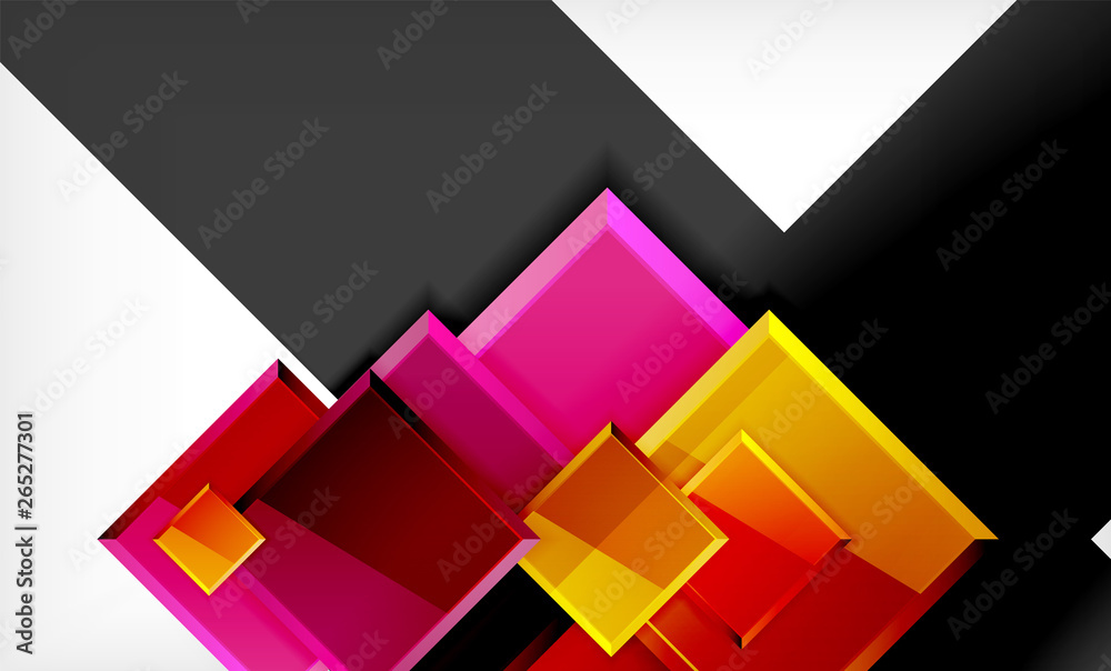 Colorful square and rectangle blocks background Colorful square and rectangle blocks background