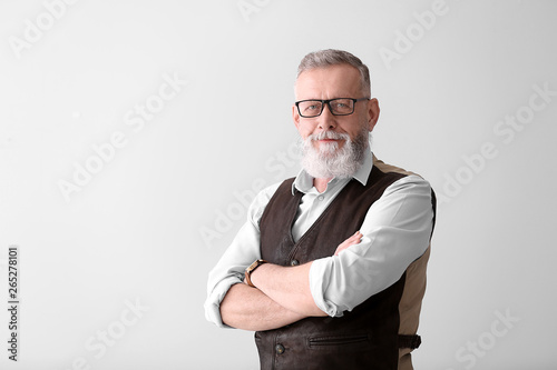 Handsome mature businessman...