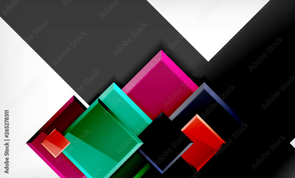 Color squares futuristic abstract background Color squares futuristic abstract background