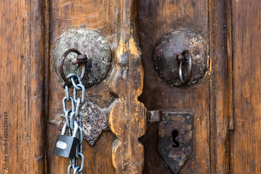 Locks of a very old door