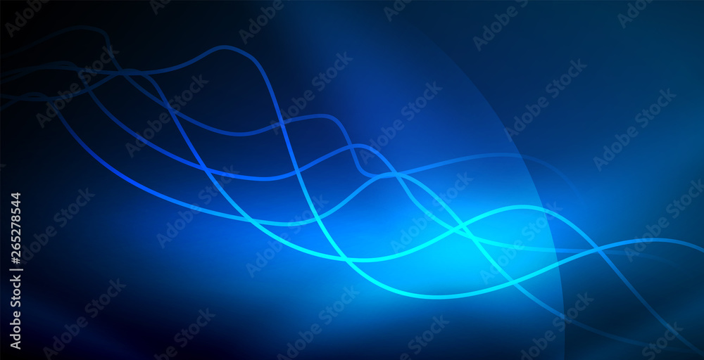 Neon wave background Neon wave background