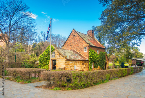 Cook's Cottage in Fitzroy Gardens in Melbourne, Australia is the oldest building in the country built by the parents of the famous explorer James Cook