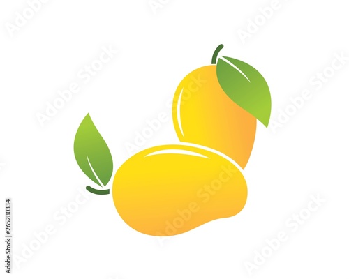  mango vector  illustration logo