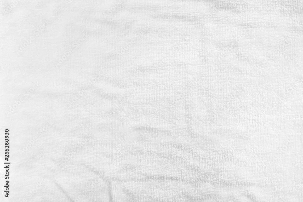 White cotton towel mock up template fabric White cotton towel mock up template fabric