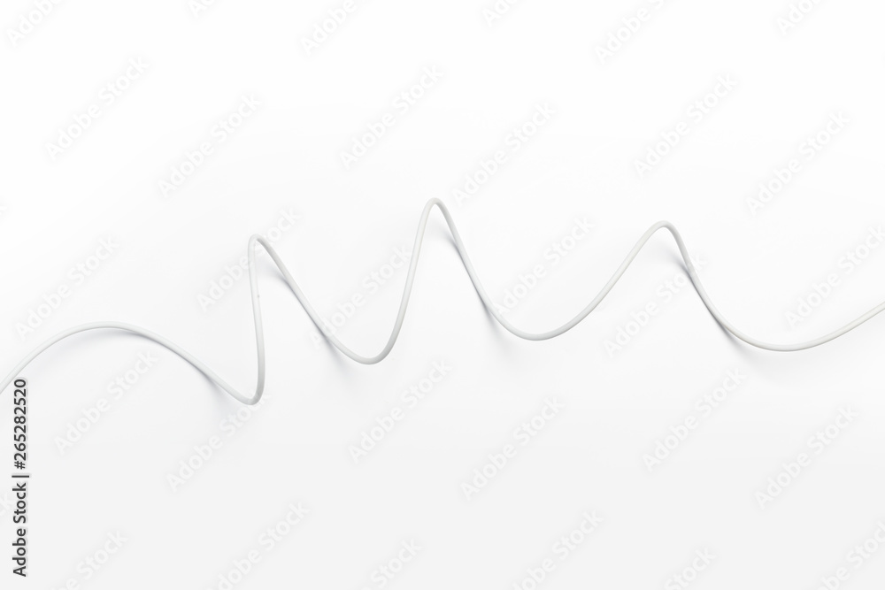 wire isolated on a white background abstraction. wire isolated on a white background abstraction.