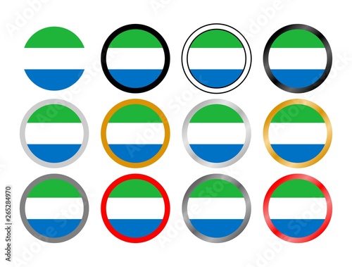 Sierra Leone state flag in globes Free Download Sierra Leone state flag in globes - GFXLoad