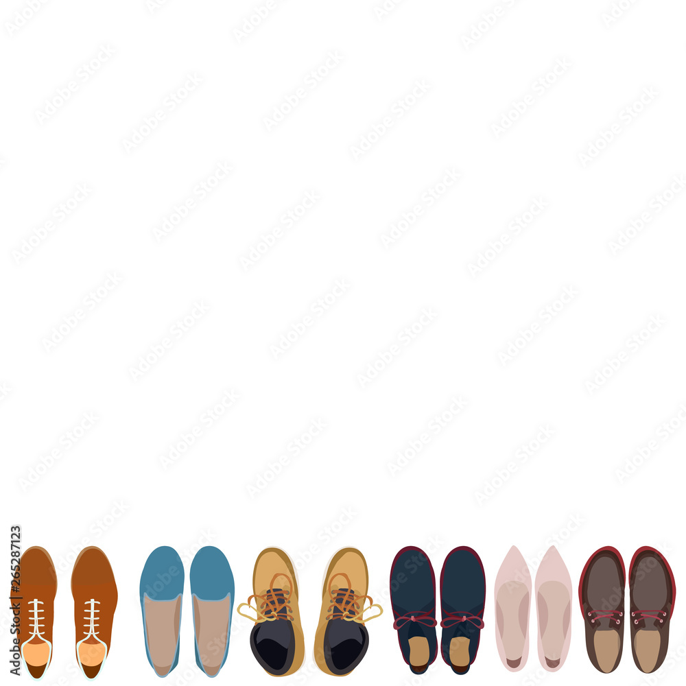 collection of men's and women's shoes collection of men's and women's shoes