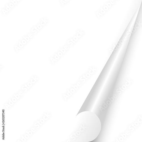 paper document page fold white